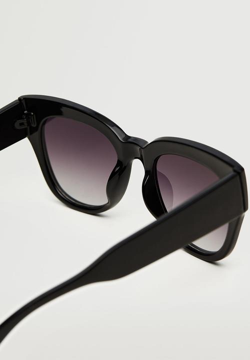 MANGO - Acetate frame sunglasses - black
