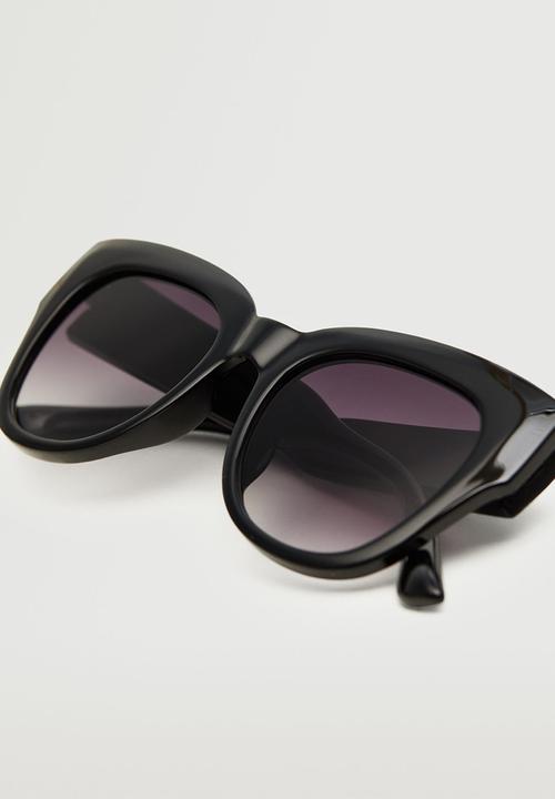 MANGO - Acetate frame sunglasses - black