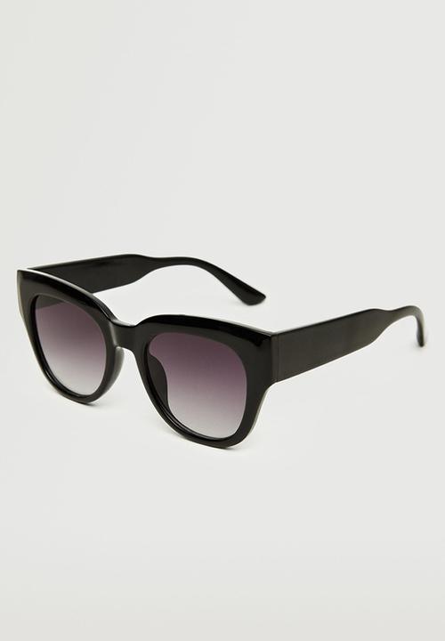 MANGO - Acetate frame sunglasses - black