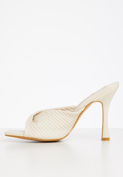 Footwork - Karri stiletto mule heel - beige