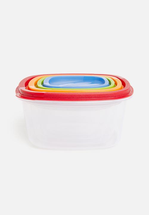 Excellent Houseware - Kitchen tupperware set - multi 