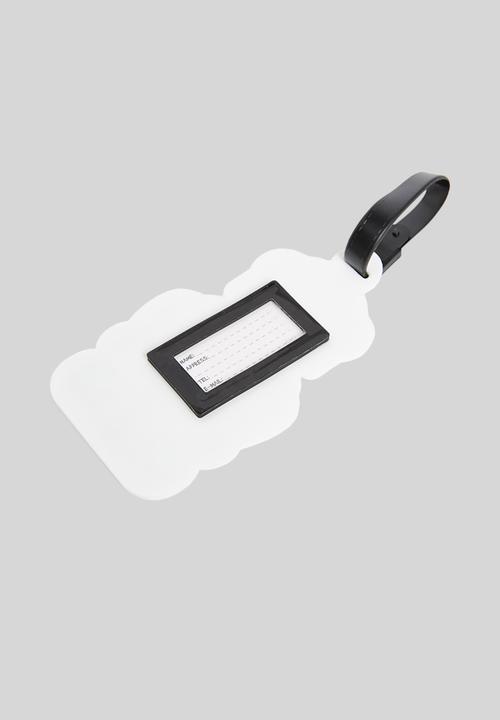 H&S - Robot luggage tag - white & blue 
