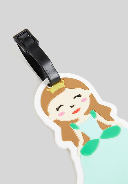 H&S - Princess luggage tag - green