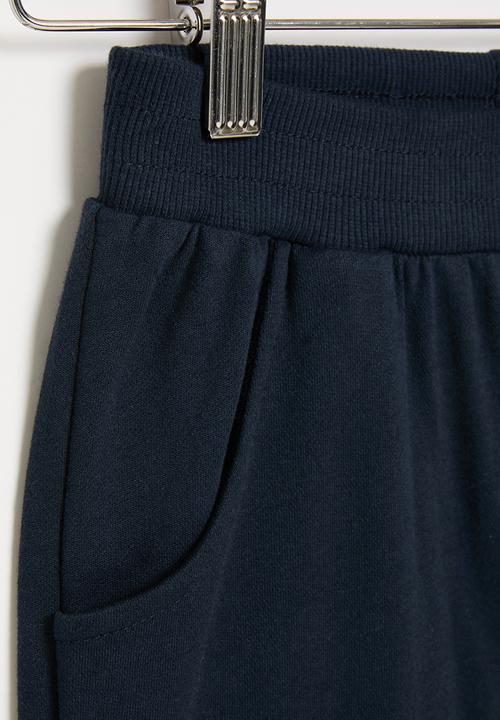 Pop Candy - Boys graphic fleece shorts - navy