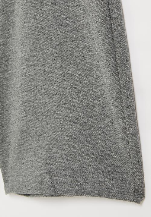 Pop Candy - Boys plain fleece shorts - grey