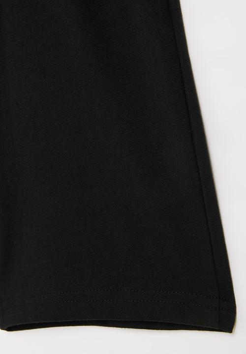 Pop Candy - Boys plain fleece shorts - black