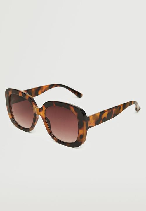 MANGO - Acetate frame sunglasses - chocolate