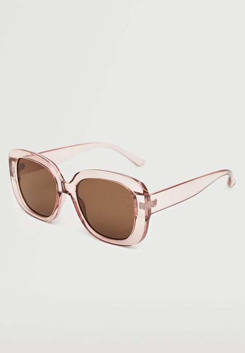 MANGO - Acetate frame sunglasses - light pink