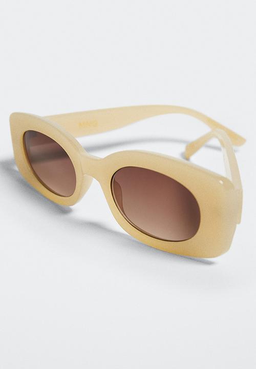 MANGO - Acetate frame sunglasses - vanilla