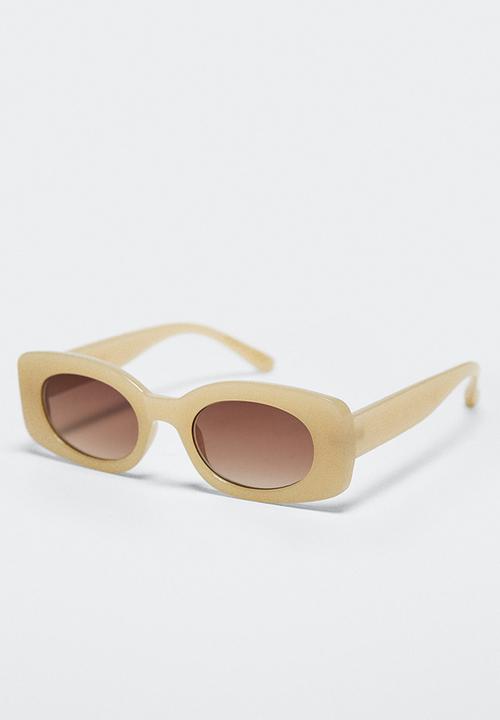 MANGO - Acetate frame sunglasses - vanilla