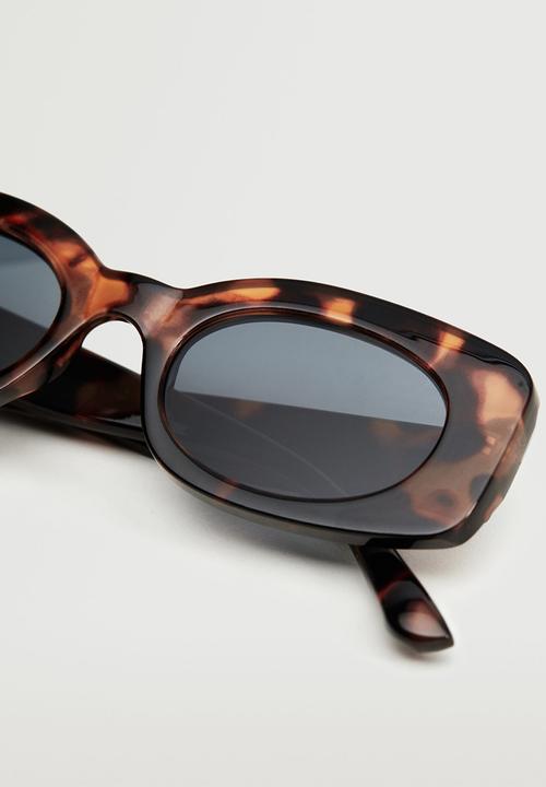MANGO - Acetate frame sunglasses - chocolate