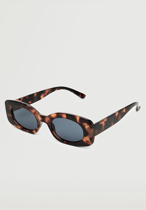 MANGO - Acetate frame sunglasses - chocolate