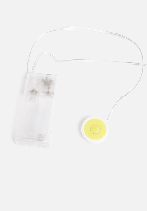 H&S - Photo wire light with clips - multi 