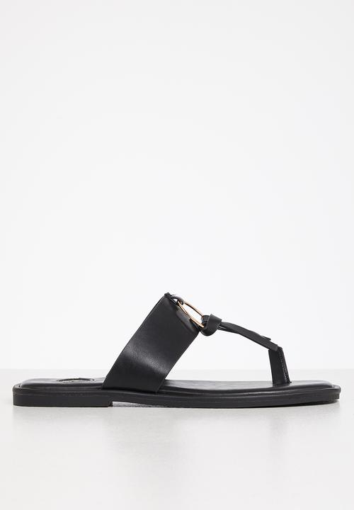 Footwork - Kinn t-bar sandal - black