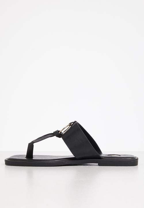 Footwork - Kinn t-bar sandal - black