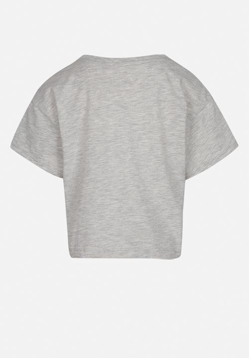 Nike - Nkg sport daisy boxy top - grey heather