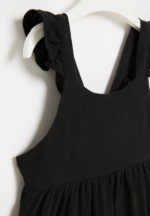 Pop Candy - Girls tiered dress - black