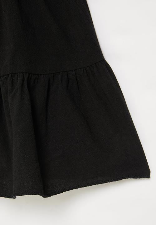 Pop Candy - Girls tiered dress - black