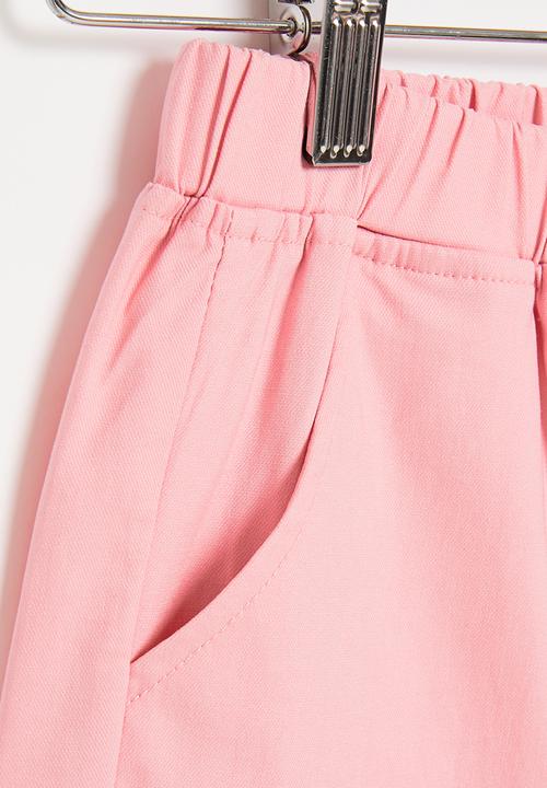 Pop Candy - Girls elastic waist shorts - pink