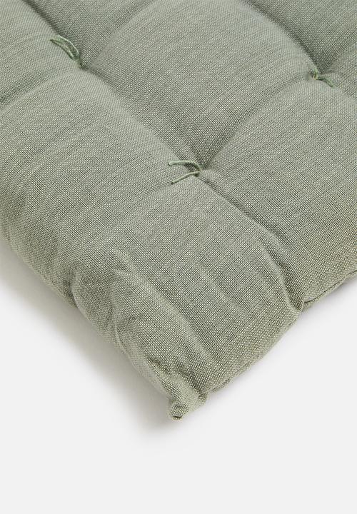 H&S - Set of 2 chair pad - green