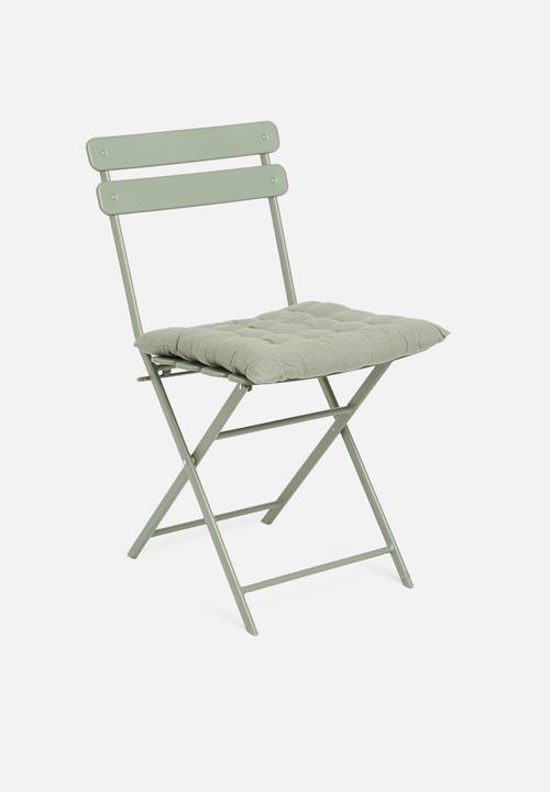 H&S - Set of 2 chair pad - green