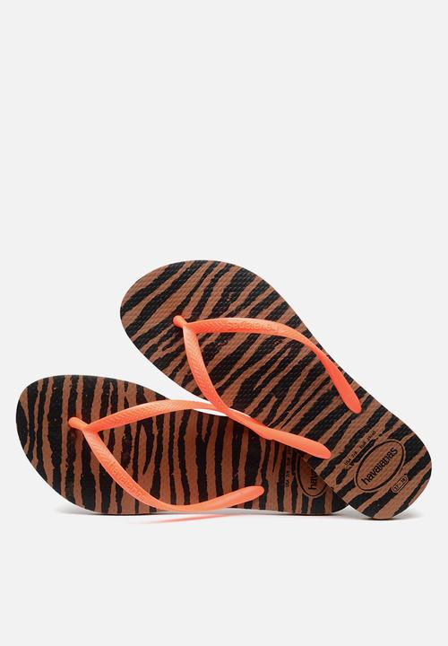 Havaianas - Slim animals - rust & orange