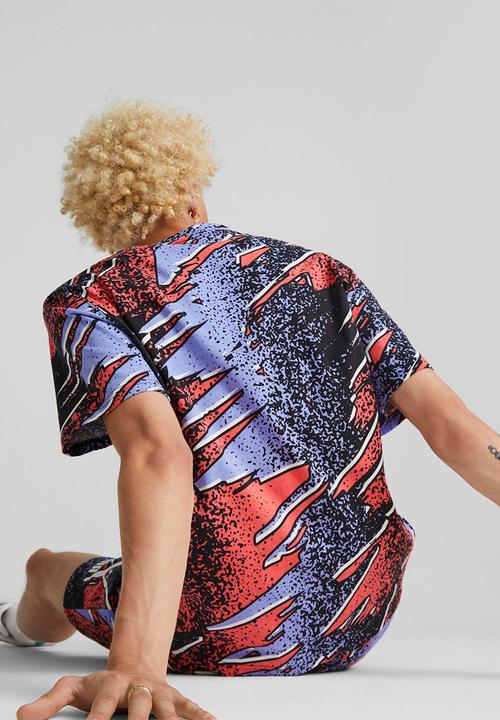 PUMA - Fandom aop tee - lavendar pop
