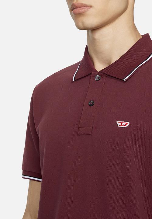Diesel  - T-smith-d golfer - burgundy