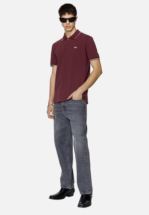 Diesel  - T-smith-d golfer - burgundy