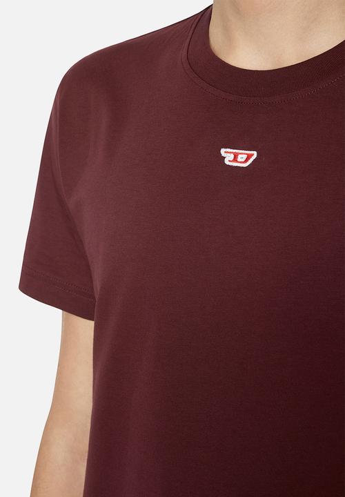 Diesel  - T-diegor-d short sleeve tee - burgundy
