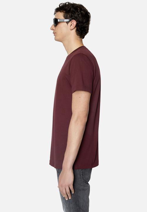 Diesel  - T-diegor-d short sleeve tee - burgundy