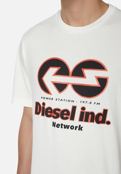 Diesel  - T-just-e18 short sleeve tee - ecru