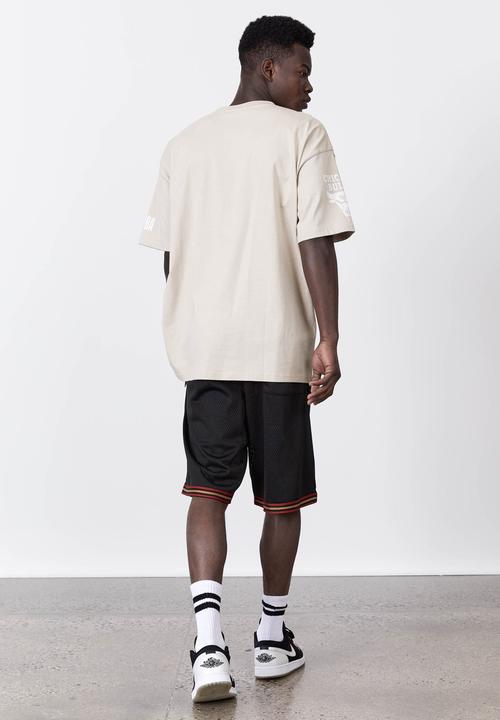 Factorie - Baggy basketball short - black