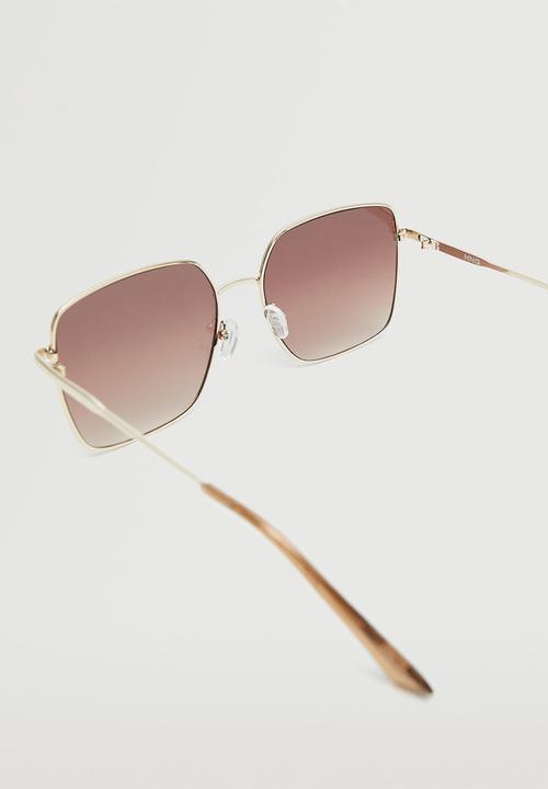 MANGO - Metal sunglasses - gold