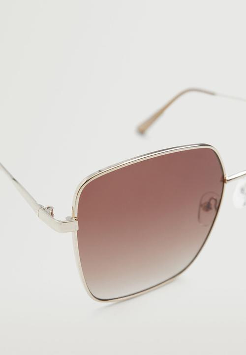 MANGO - Metal sunglasses - gold