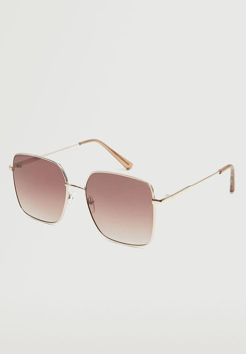 MANGO - Metal sunglasses - gold