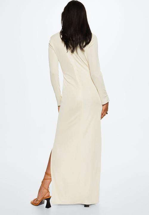 MANGO - Dress oro-a - light beige