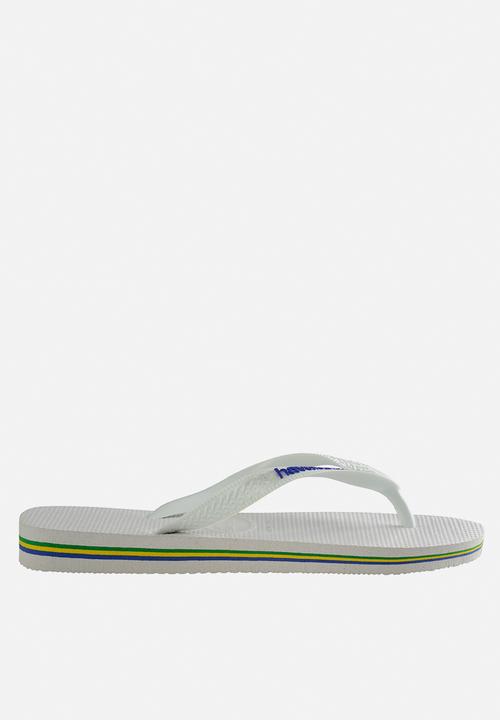 Havaianas - Brazil logo – white