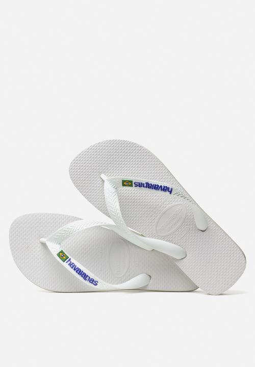 Havaianas - Brazil logo – white