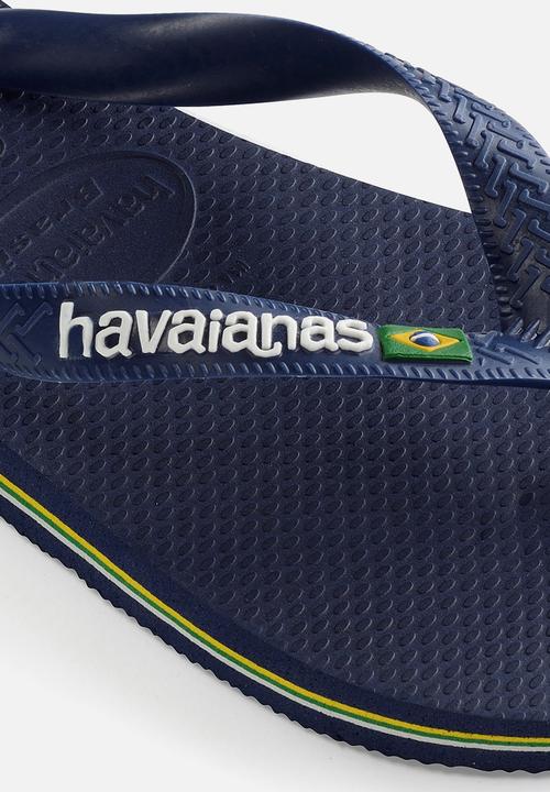 Havaianas - Men's brazil logo - navy