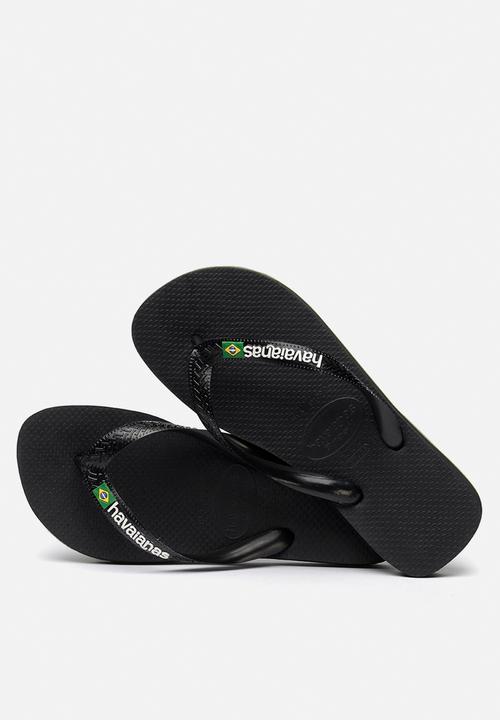 Havaianas - Brazil logo - black