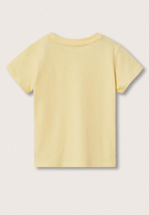 MANGO - T-shirt basicb - yellow