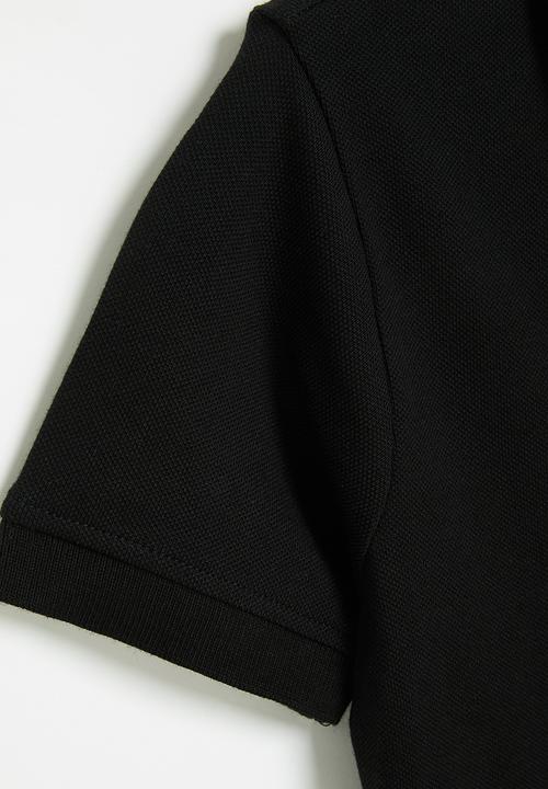 POLO - Boys classic short sleeve golfer - black