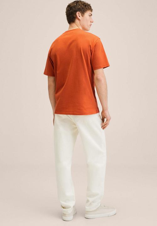 MANGO - Queen transform everything t-shirt - orange