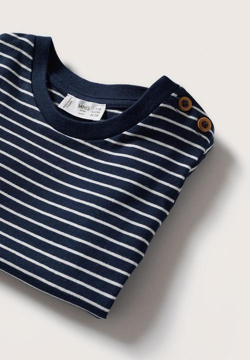MANGO - T-shirt robbie - navy