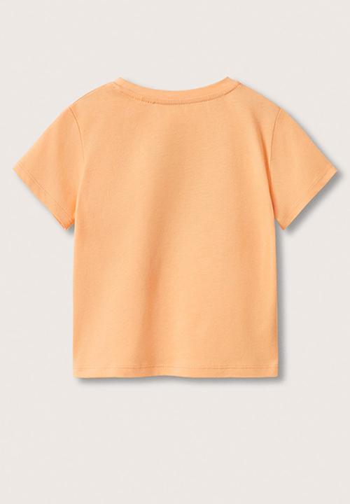 MANGO - T-shirt playa - orange