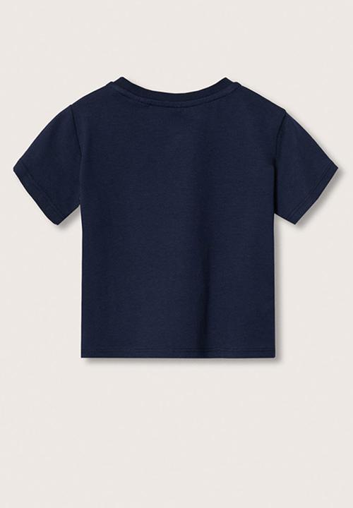 MANGO - T-shirt playa - navy