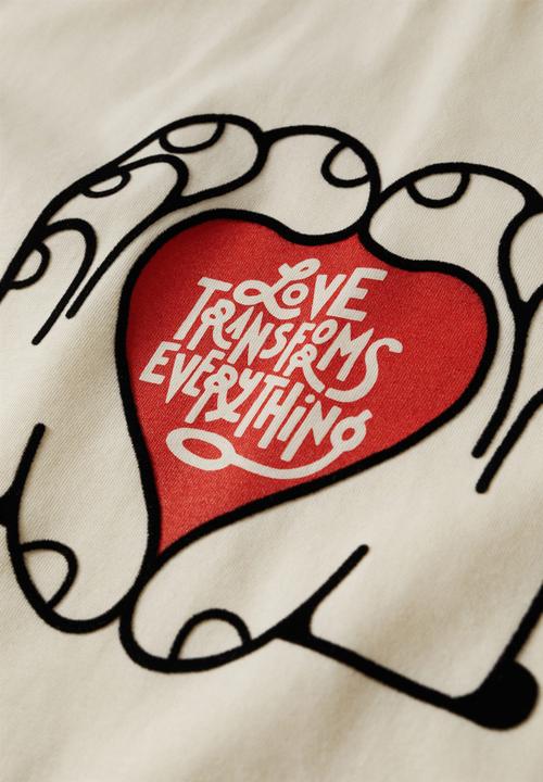 MANGO - Queen love transforms t-shirt  - white