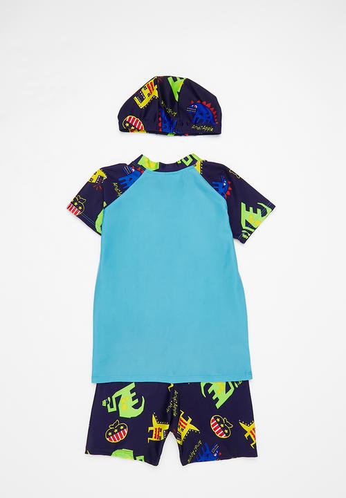 Pop Candy - Boys dino swim set - blue