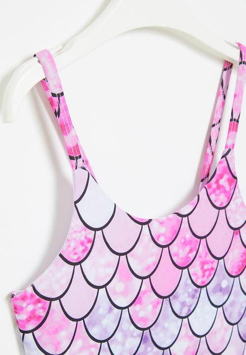 Rebel Republic - Girls printed one piece swimsuit - multi